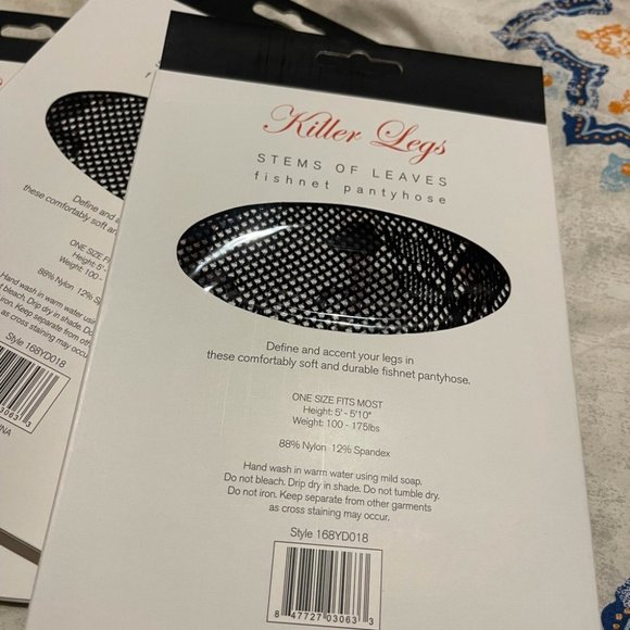 NEW Floral Lace Killer Legs Sexy Tights NWT (one size fits all) - Picture 4 of 5